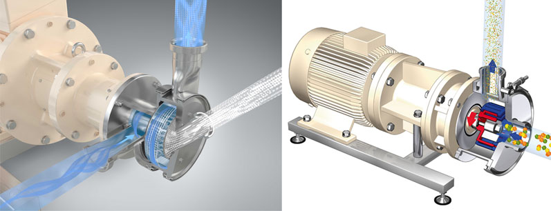 The Conti-TDS (left) and Z-Inline Disperser (right)