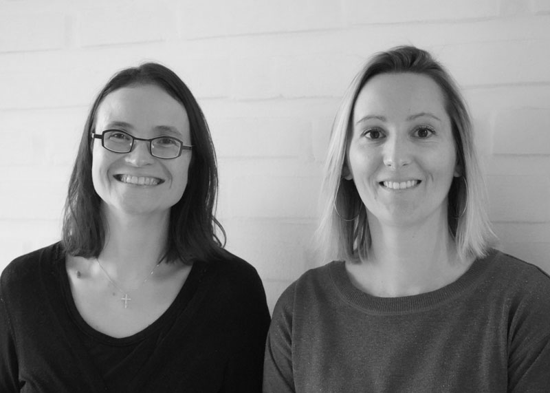 L-R: Isabelle Hamon and Aurélie De Schuyteneer of Laboratoire PYC