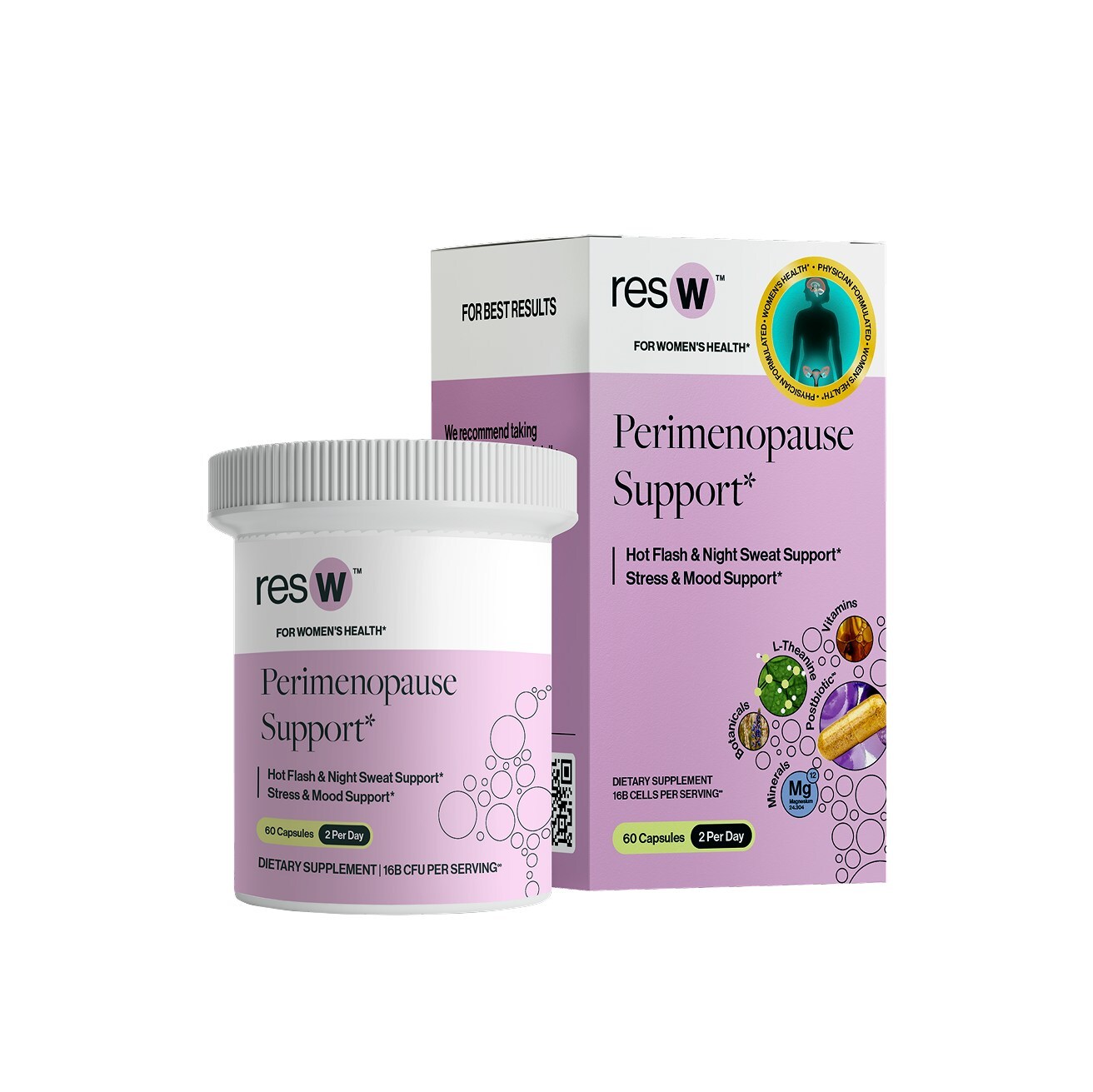 resbiotic launches resW postbiotic to support gut-hormone balance during perimenopause